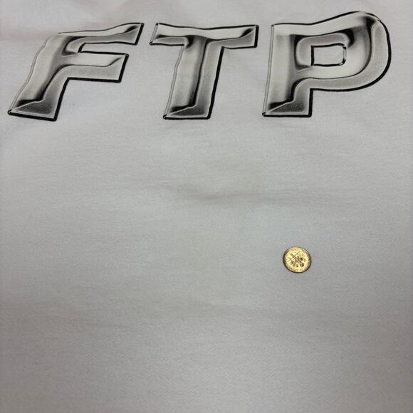 FTP Chrome Logo Hoodie Men's Large Skate Streetwear - Picture 13 of 14